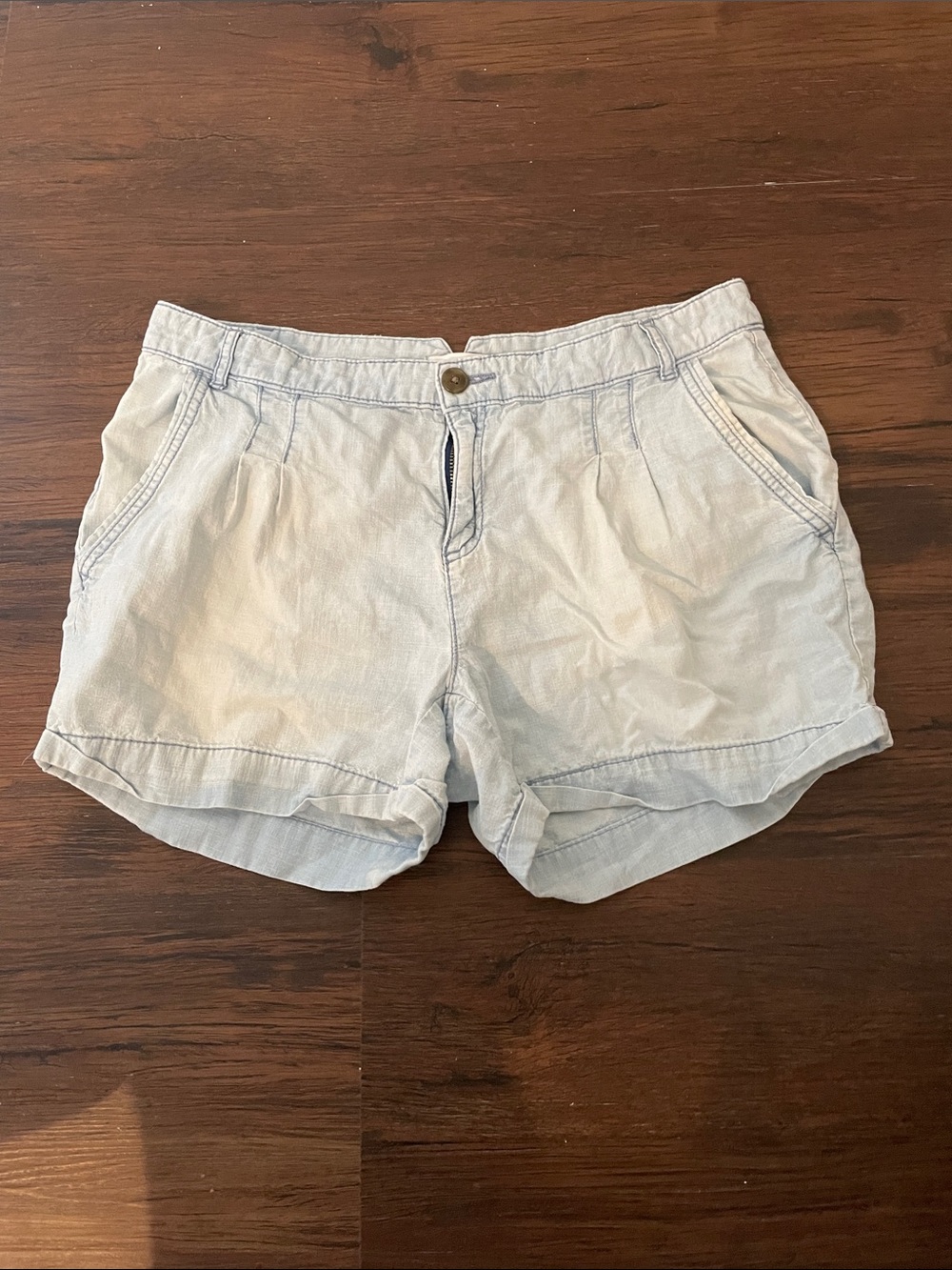 Light Blue Women's Casual Shorts